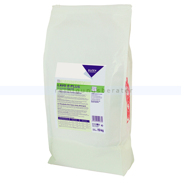Waschpulver Kleen Purgatis Lavo E-Plus Vollwaschmittel 15 kg