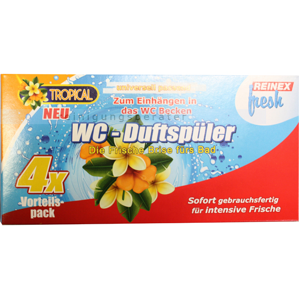 WC-Duftspüler Reinex 4 Stück im Pack Tropical