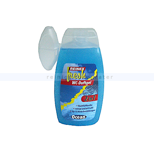 WC-Duftspüler Reinex WC-Duftgel Nachfüllflasche Ocean 400 ml
