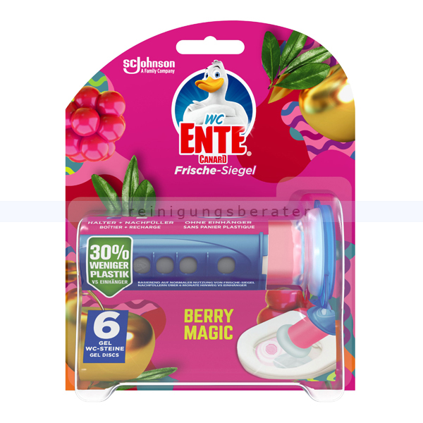 WC-Duftspüler WC Ente Frische Siegel Berry Magic 36 ml