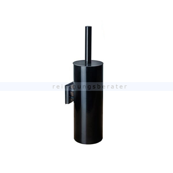 WC-Garnitur Simex Black Line Wandmontage Edelstahl schwarz