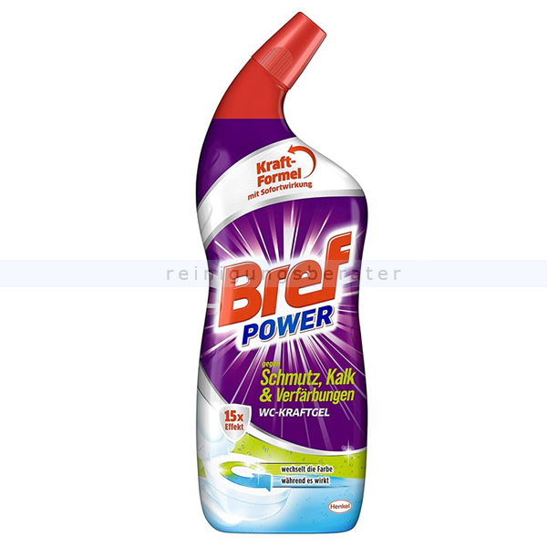 WC-Reiniger Bref Power WCKraftgel 750 ml Schmutzprotektor