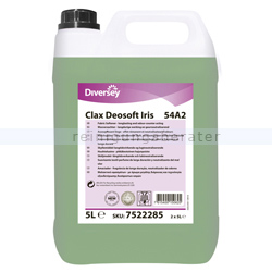 Weichspüler Diversey Clax Deosoft Iris 54A2 W87 5 L