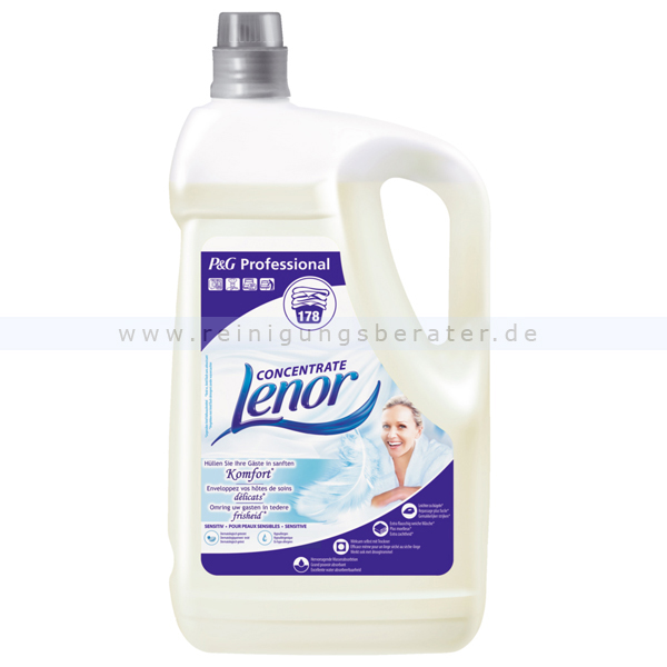Weichspüler P&G Professional Lenor Konzentrat Sensitive 5 L