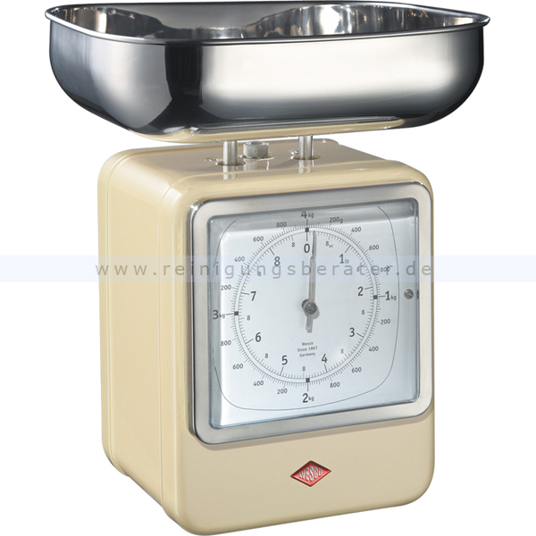 Wesco Retro Küchenwaage mandel