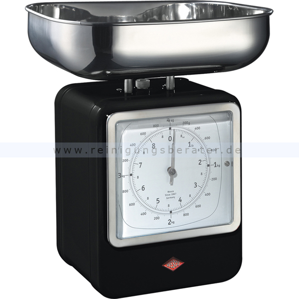 Wesco Retro Küchenwaage schwarz