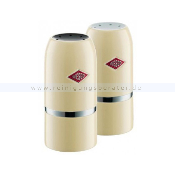 Wesco Salz- und Pfeffer-Streuer 2er Set mandel