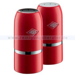 Wesco Salz- und Pfeffer-Streuer 2er Set rot