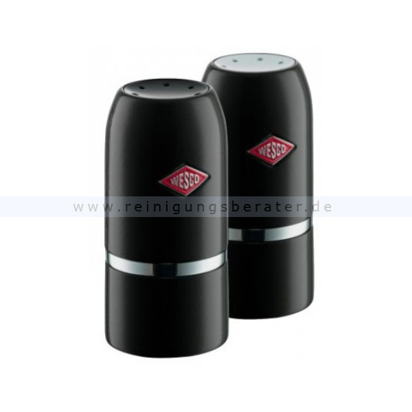 Wesco Salz- und Pfeffer-Streuer 2er Set schwarz