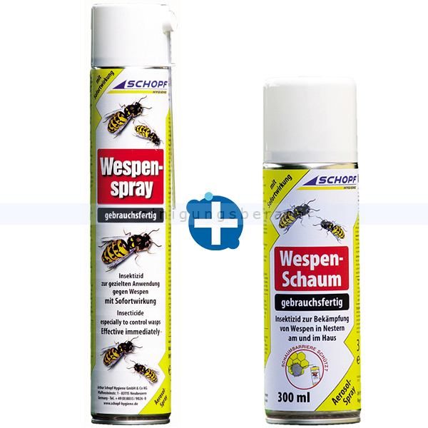 Wespenspray Set Schopf Wespenspray und Wespenschaum