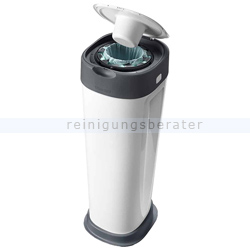 Windeleimer Tommee Tippee Twist and Click XL weiß-grau