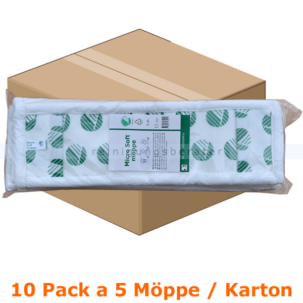Wischmop Abena Puri Line Micro Soft Mopp 50 cm Karton