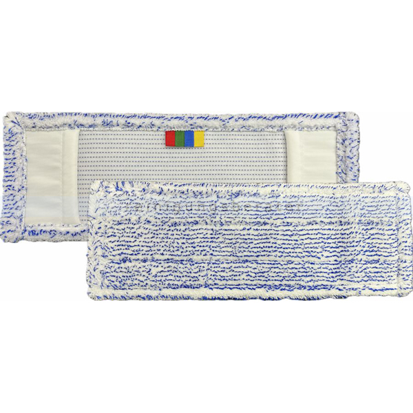 Wischmop Arcora Microfasermop Excellent blau-weiß 40 cm