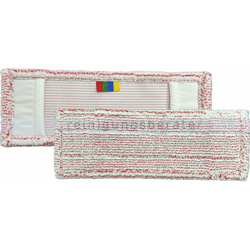 Wischmop Arcora Microfasermop Excellent rot-weiß 40 cm