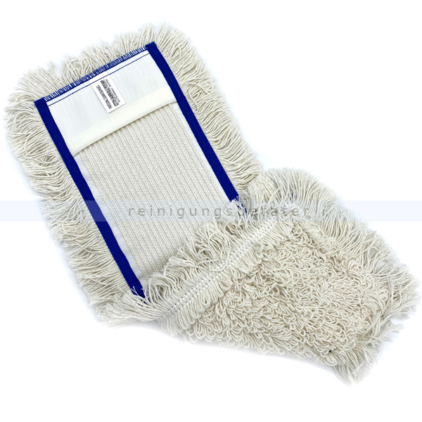 Wischmop aus Baumwolle PROFI PLUS Wischbezug weiß 40 cm