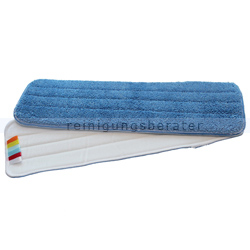 Wischmop blau für Naßreinigung 44 x 13 cm VELCRO