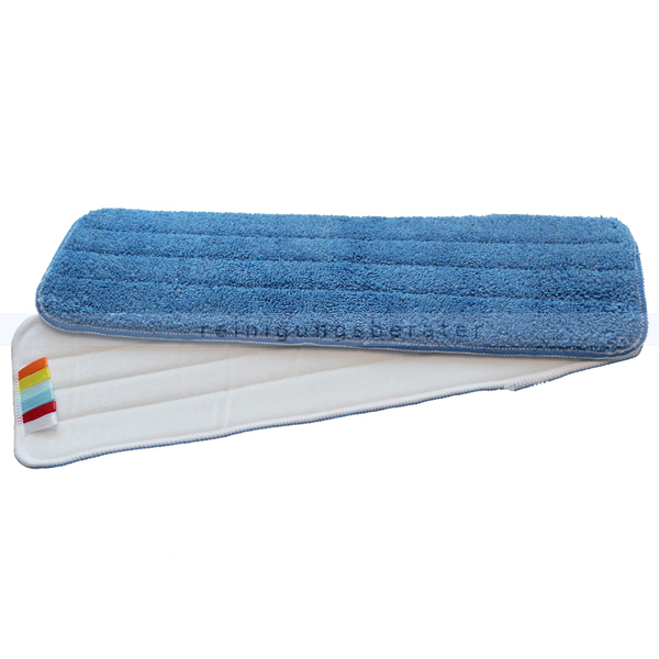 Wischmop blau für Naßreinigung 60 x 13 cm VELCRO