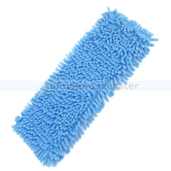 Wischmop Chenille Microfaser Mopp blau 90 Grad waschb. 40 cm