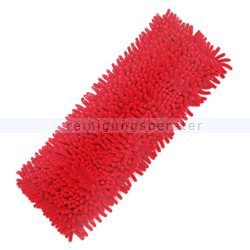 Wischmop Chenille Microfaser Mopp rot 90 Grad waschbar 40 cm