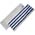 Zusatzbild Wischmop mit Scheuerstreifen, Klettrücken 44x13 cm weiß blau