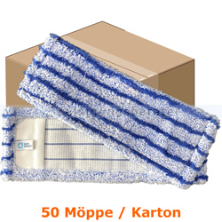 Wischmop MopKnight Speed Runner Mop blau 40 cm Karton