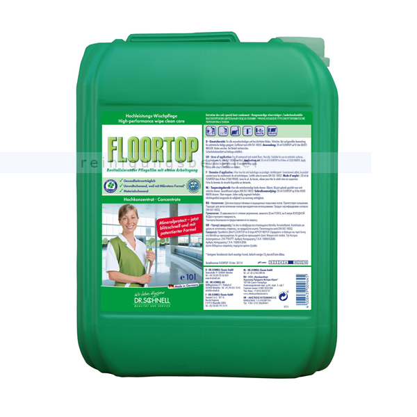 Wischpflege Dr. Schnell Floortop Sensitive 10 L