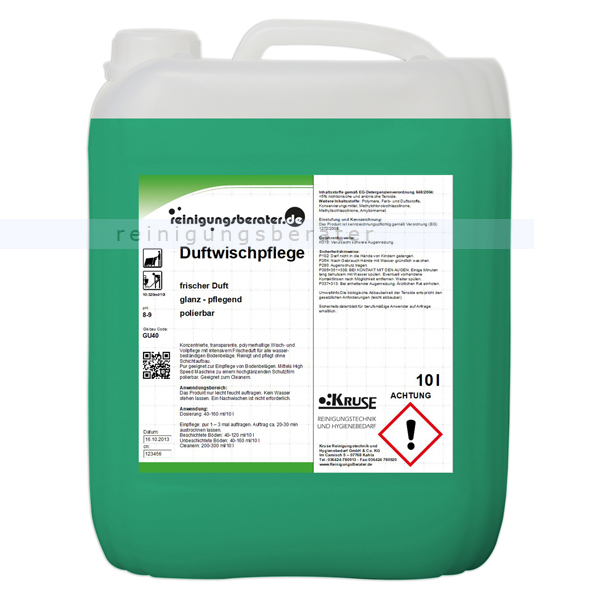 Wischpflege Kruse 10 L Polymerwischpflege
