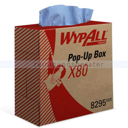 Wischtuch Kimberly Clark WYPALL X80 Zupfbox Stahlblau