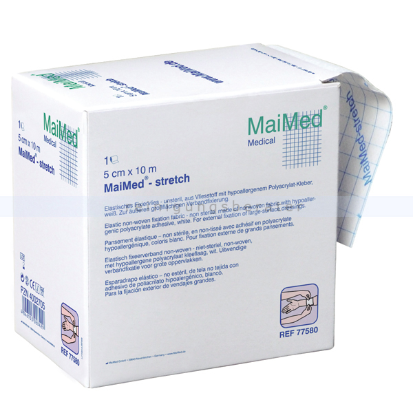 Wundpflaster MaiMed stretch Fixiervlies 10 cm x 10 m