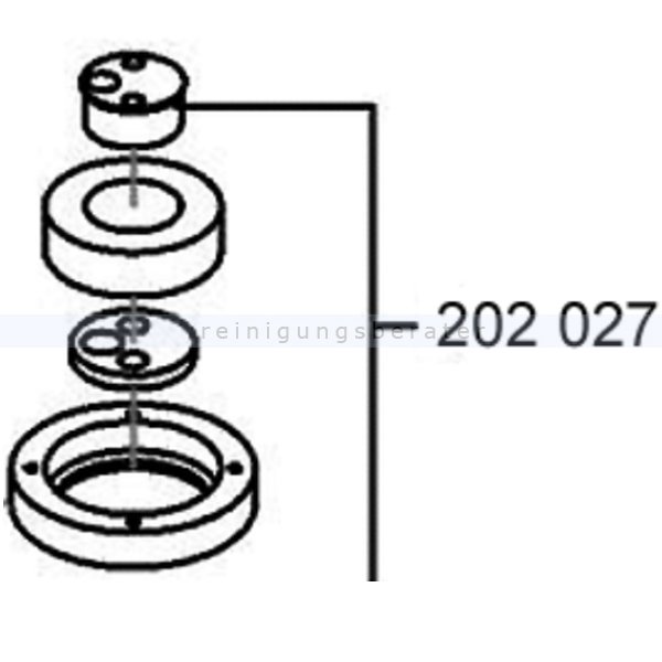 Sprintus Exzenter Einscheibenmaschine EEM 13 R für Hartböden und Teppichböden. Exzentermaschine zur Reinigung von kleinen Flächen