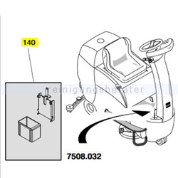 Zubehör Scheuersaugmaschinen TASKI Schmutzbehälter